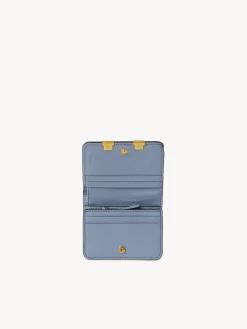 Portefeuilles Compacts-Chloé Petit Portefeuille Marcie Shady Cobalt