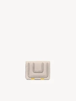 Portefeuilles Compacts-Chloé Petit Portefeuille Marcie Pale Blush