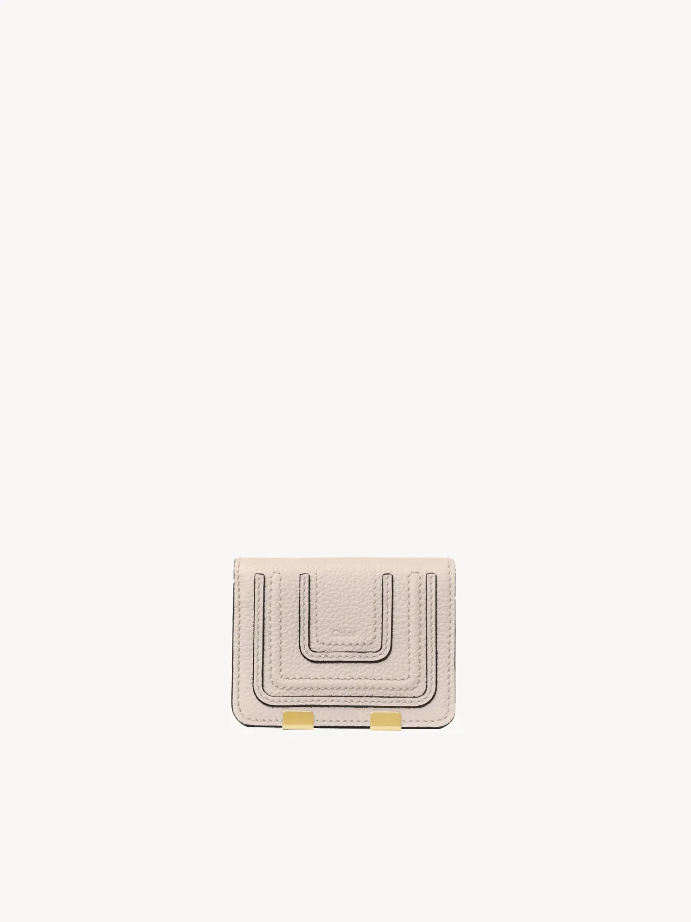 Portefeuilles Compacts-Chloé Petit Portefeuille Marcie Pale Blush