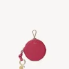 Porte-Monnaie-Chloé Petit Porte-Monnaie Rond Alphabet Fizzy Pink