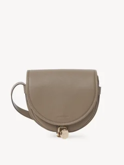 Sacs Porté Épaule-Chloé Petit Sac Bandoulière Mara Motty Grey