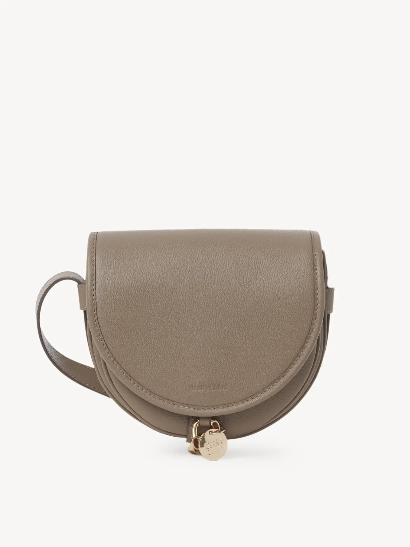 Sacs Porté Épaule-Chloé Petit Sac Bandoulière Mara Motty Grey