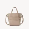 Sacs Porté Épaule-Chloé Petit Sac Cabas Chloe Sense Powder Beige