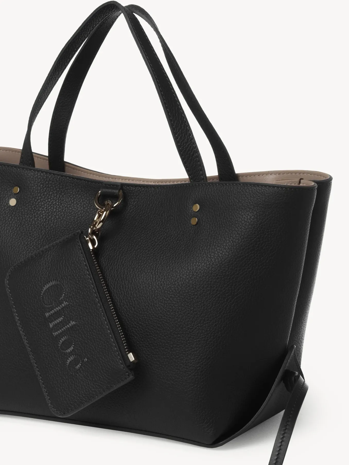 Sacs Cabas-Chloé Petit Sac Cabas Est-Ouest Chloe Sense Noir