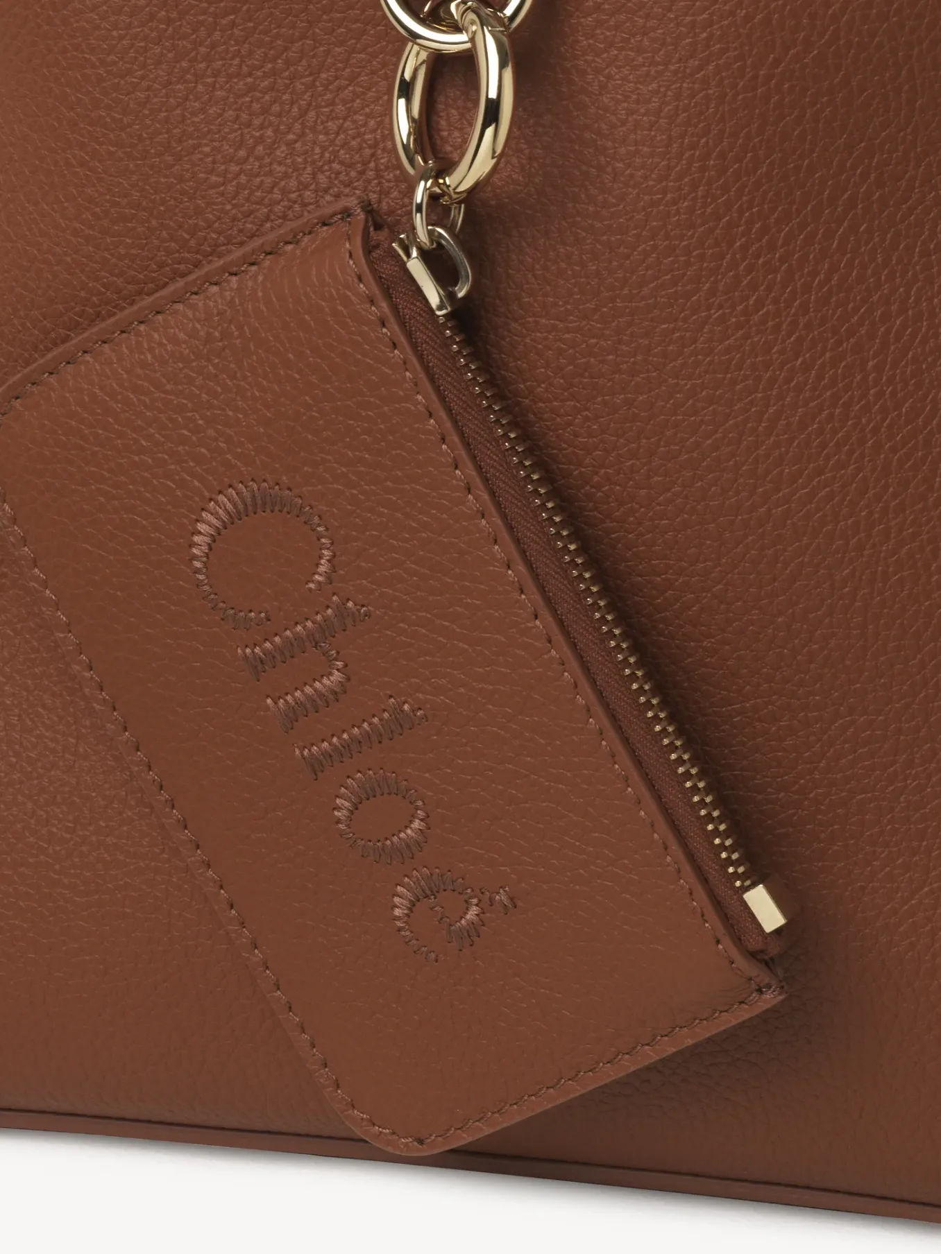 Sacs Cabas-Chloé Petit Sac Cabas Est-Ouest Chloe Sense Tan