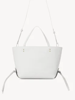 Sacs Cabas-Chloé Petit Sac Cabas Est-Ouest Chloe Sense Crystal White