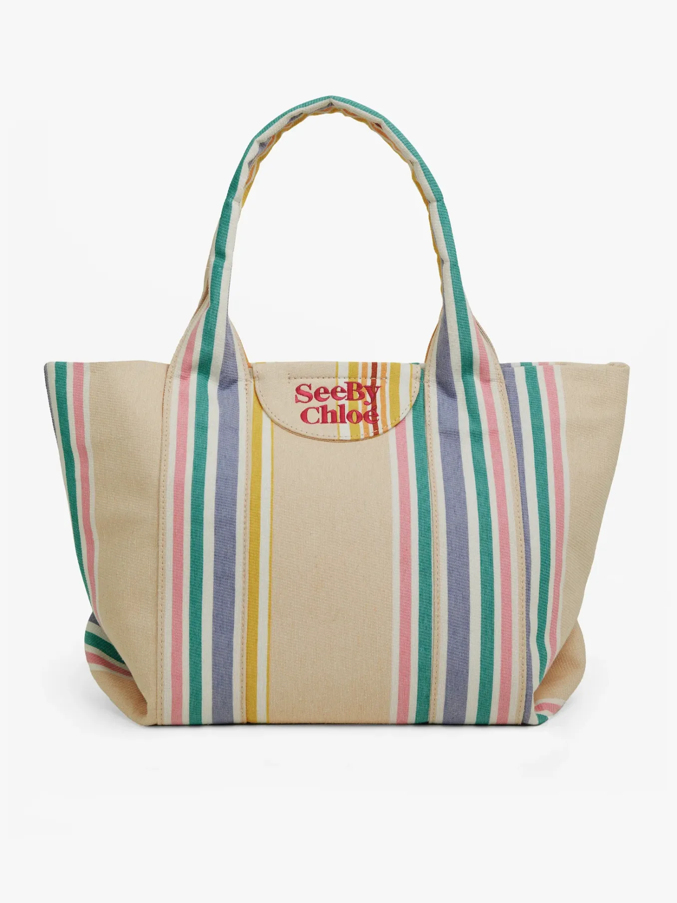 Sacs Cabas Et Paniers-Chloé Petit Sac Cabas Laetizia Smooth Tan