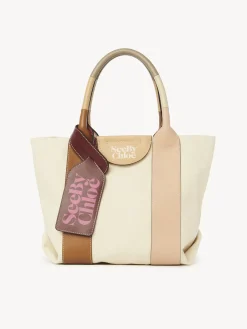 Sacs Cabas Et Paniers-Chloé Petit Sac Cabas Laetizia Caramello