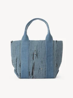Sacs Cabas Et Paniers-Chloé Petit Sac Cabas Laetizia Denim
