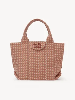Sacs Cabas Et Paniers-Chloé Petit Sac Cabas Laetizia Happy Orange