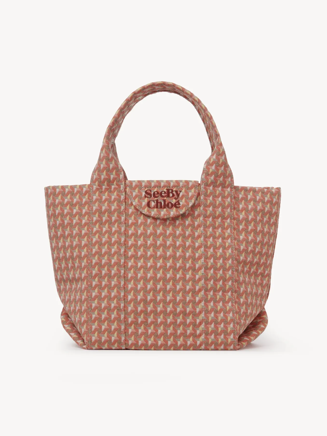 Sacs Cabas Et Paniers-Chloé Petit Sac Cabas Laetizia Happy Orange