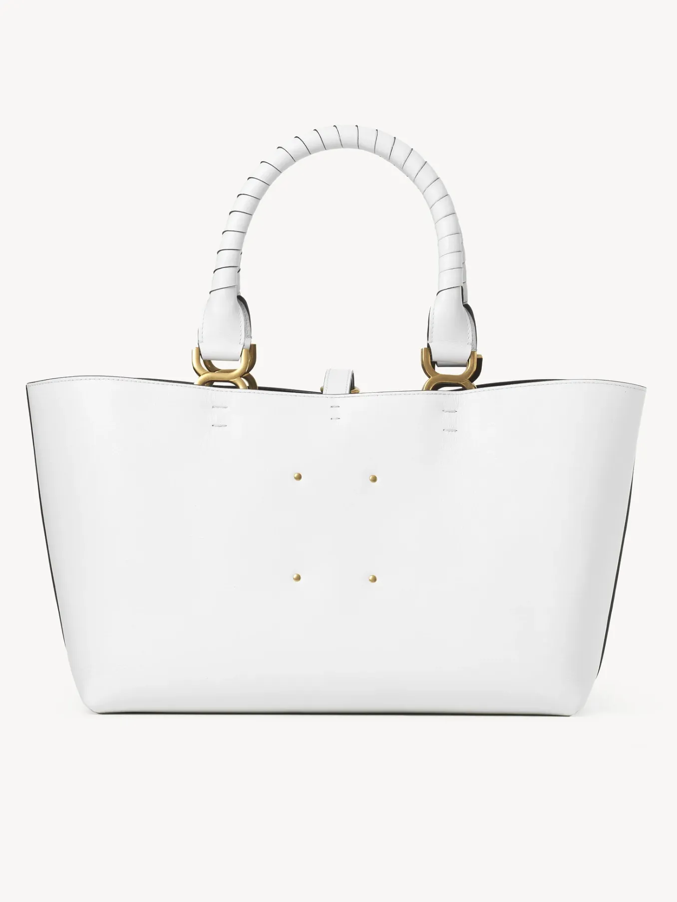 Sacs Cabas-Chloé Petit Sac Cabas Marcie Blanc