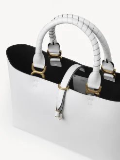 Sacs Cabas-Chloé Petit Sac Cabas Marcie Blanc