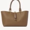Sacs Cabas-Chloé Petit Sac Cabas Marcie Desert Beige