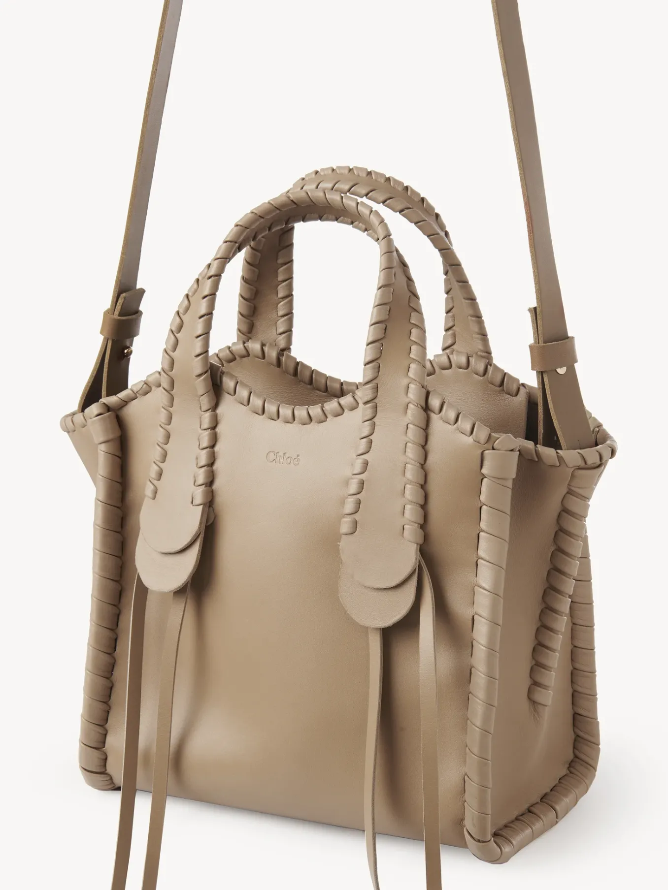 Sacs Cabas-Chloé Petit Sac Cabas Mony Argil Brown