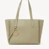 Sacs Cabas Et Paniers-Chloé Petit Sac Cabas Tilda Pottery Green