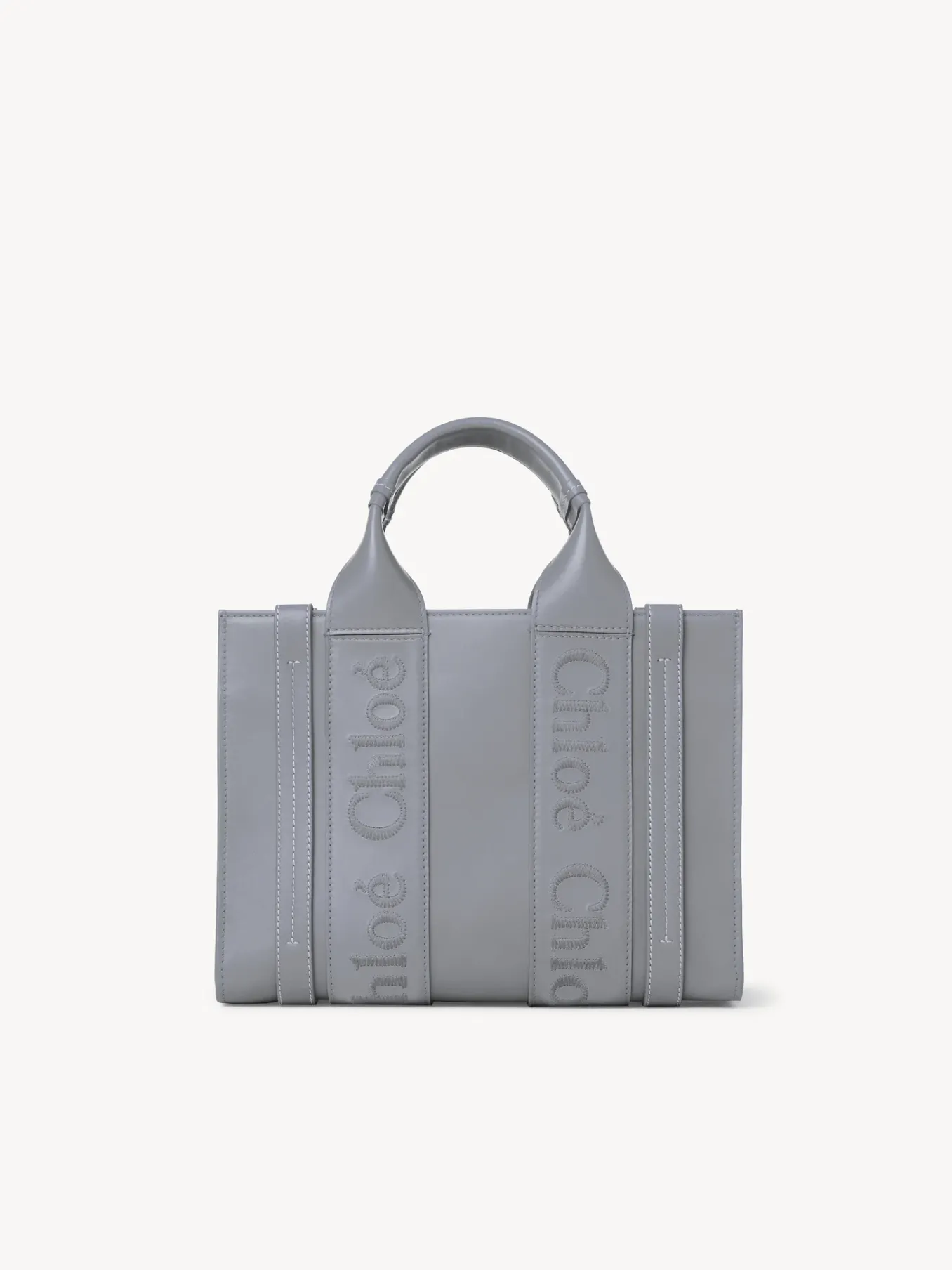 Sacs Cabas-Chloé Petit Sac Cabas Woody A Bandoulière Storm Blue