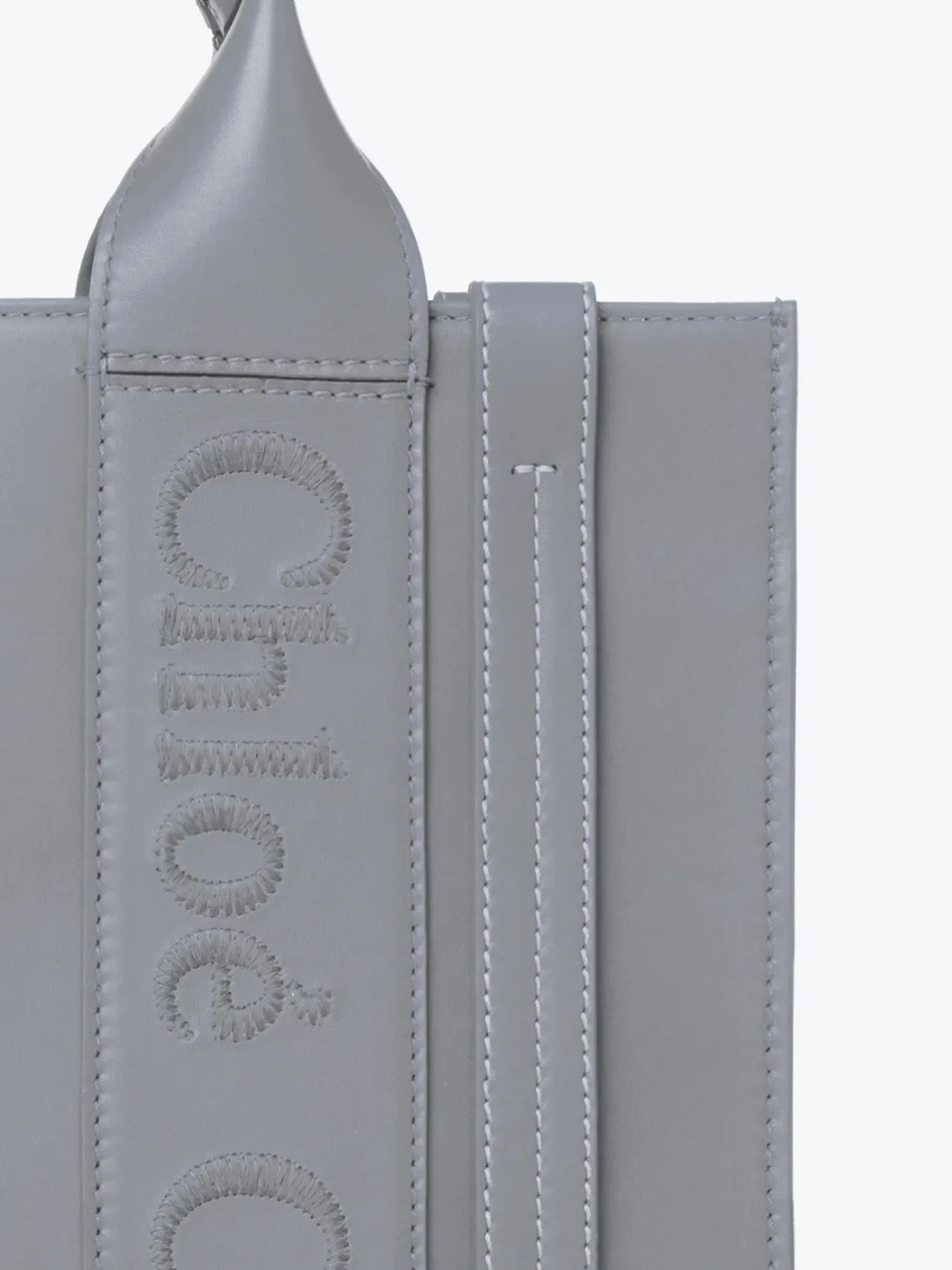 Sacs Cabas-Chloé Petit Sac Cabas Woody A Bandoulière Storm Blue