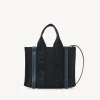 Sacs Cabas-Chloé Petit Sac Cabas Woody A Bandoulière Black - Green 1