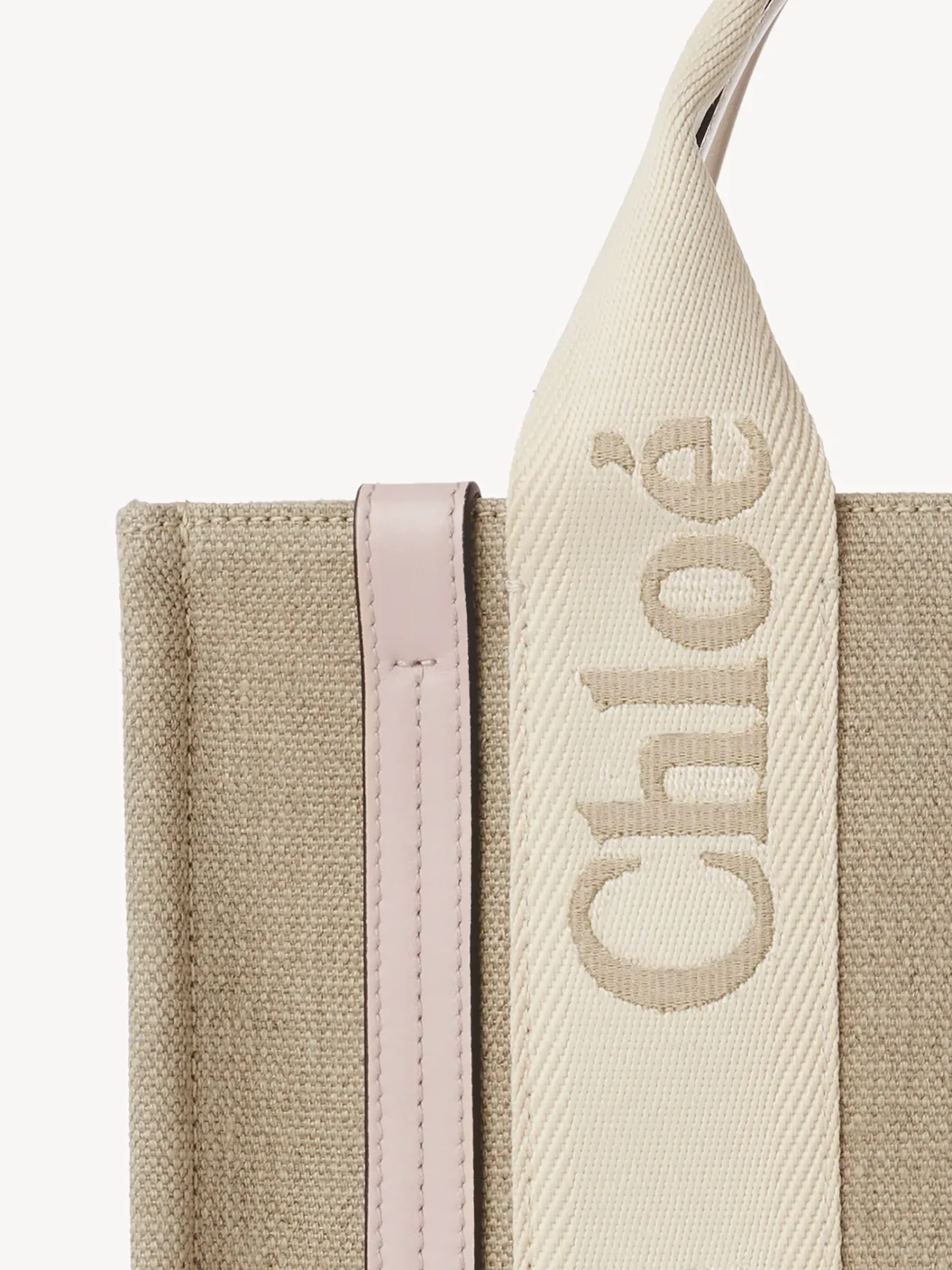 Sacs Cabas-Chloé Petit Sac Cabas Woody A Bandoulière Wild Grey