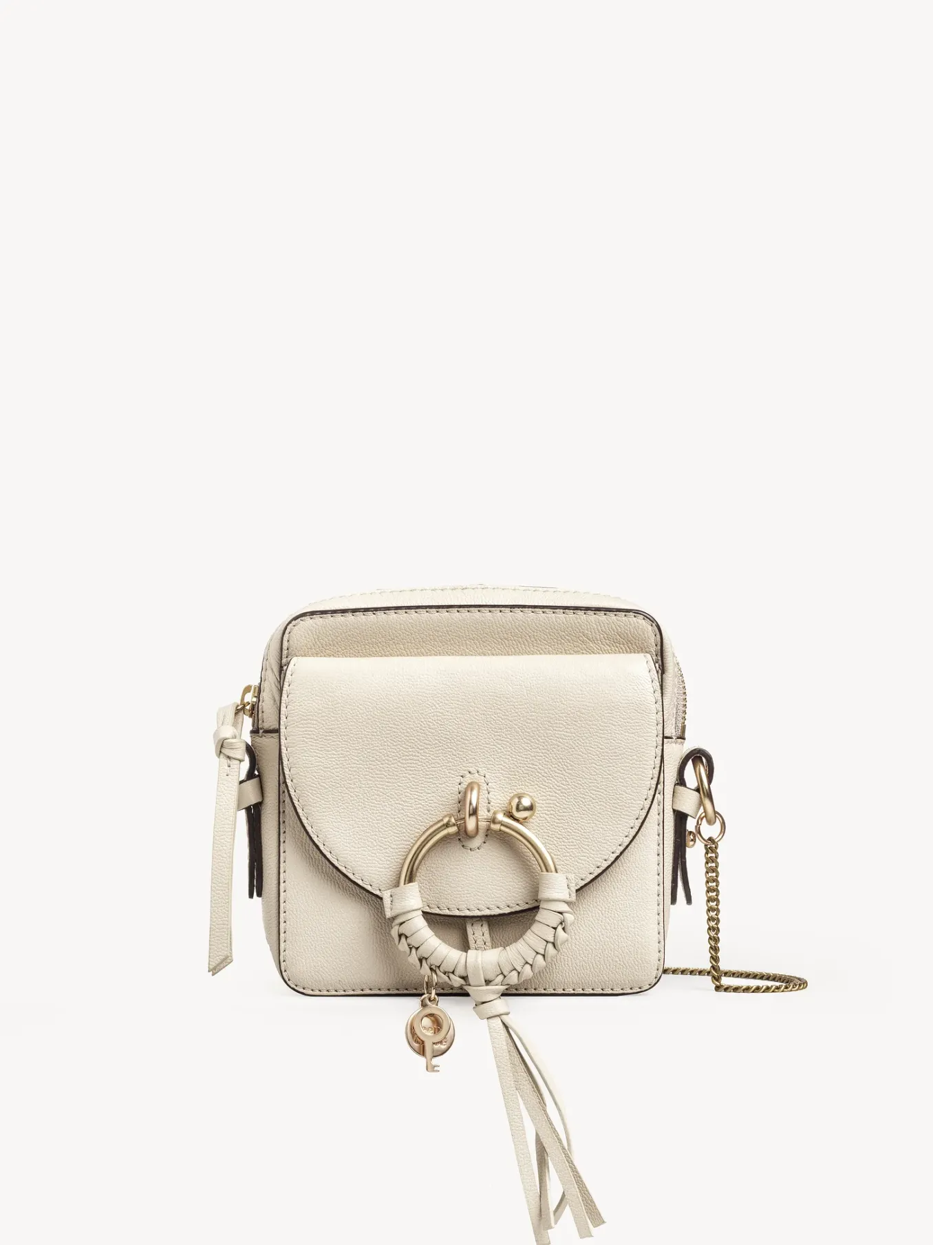 Sacs Porté Épaule-Chloé Petit Sac Camera Joan Cement Beige