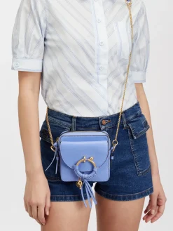Sacs Porté Épaule-Chloé Petit Sac Camera Joan Persian Blue