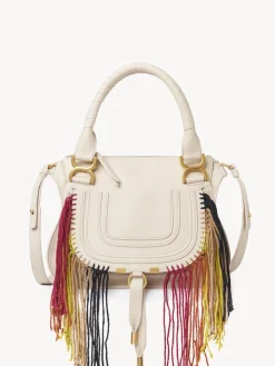 Sacs À Bandoulière-Chloé Petit Sac Double Porte Marcie Nude