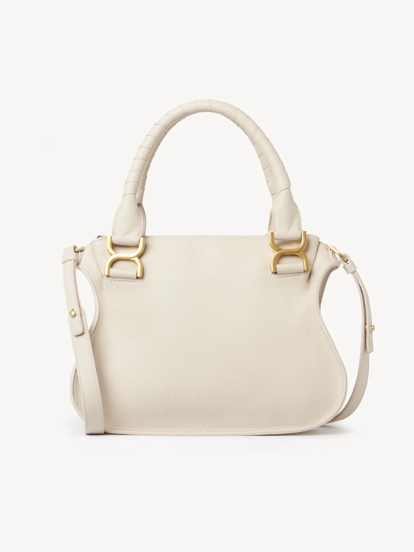 Sacs À Bandoulière-Chloé Petit Sac Double Porte Marcie Nude