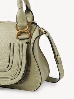 Sacs À Bandoulière-Chloé Petit Sac Double Porte Marcie Faded Green