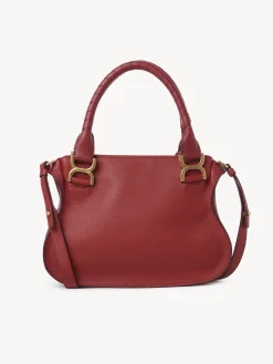Sacs À Bandoulière-Chloé Petit Sac Double Porte Marcie Reddish Pink