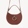 Sacs À Bandoulière-Chloé Petit Sac Hobo Arlene Sepia Brown