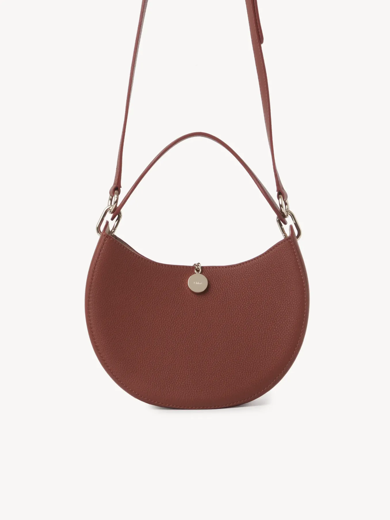 Sacs À Bandoulière-Chloé Petit Sac Hobo Arlene Sepia Brown
