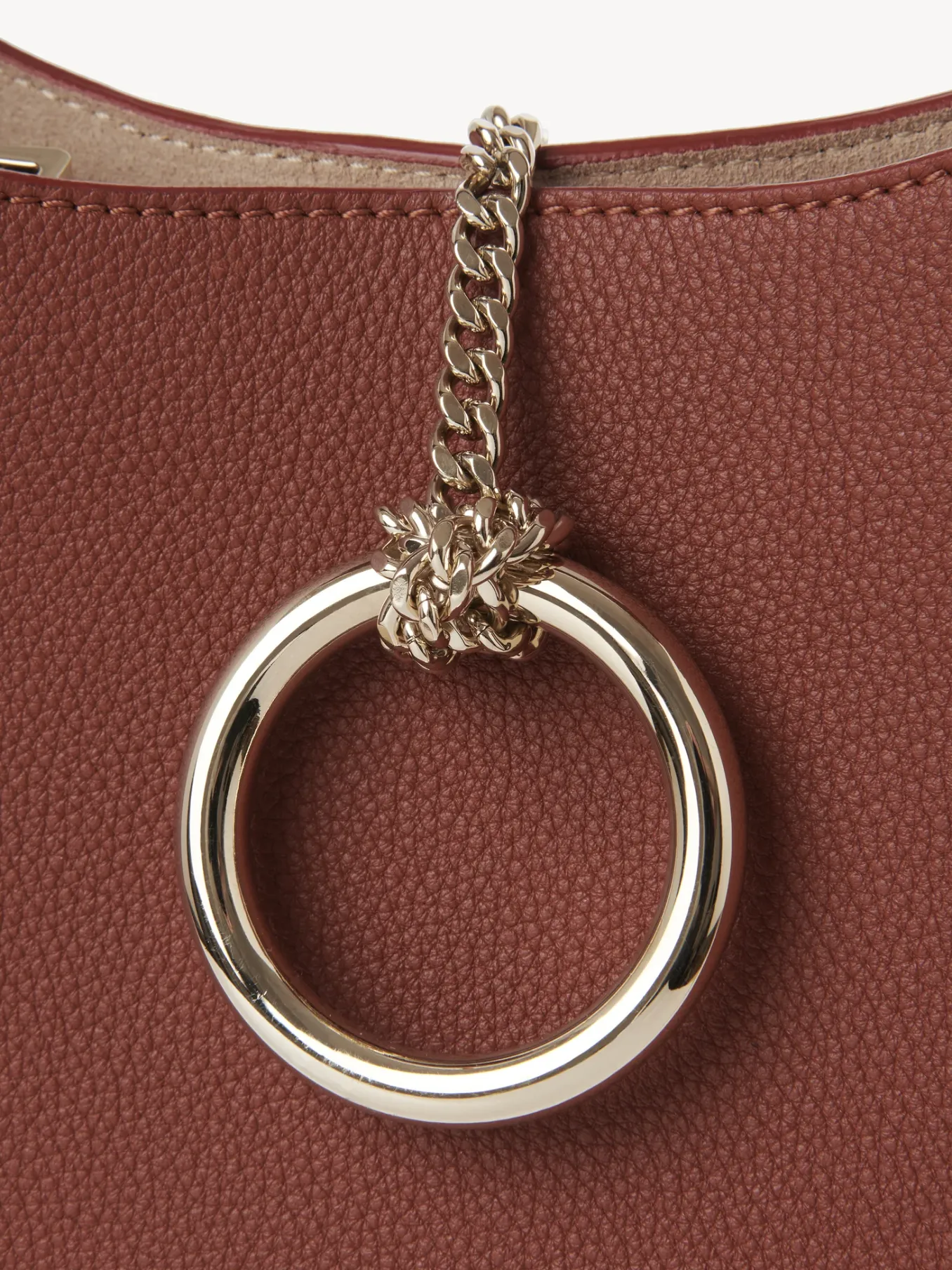 Sacs À Bandoulière-Chloé Petit Sac Hobo Arlene Sepia Brown