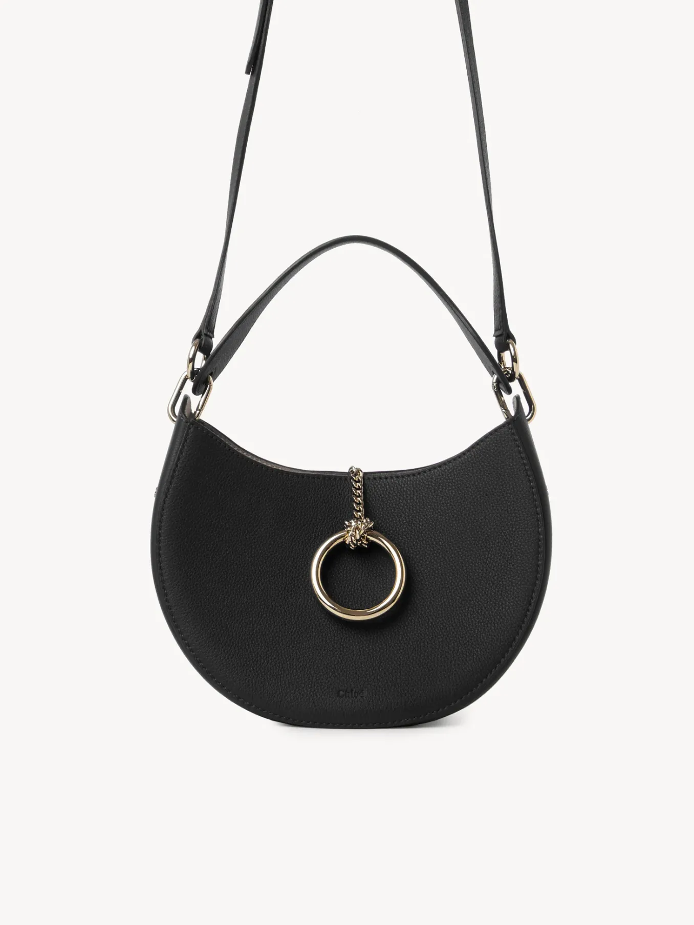 Sacs À Bandoulière-Chloé Petit Sac Hobo Arlene Noir