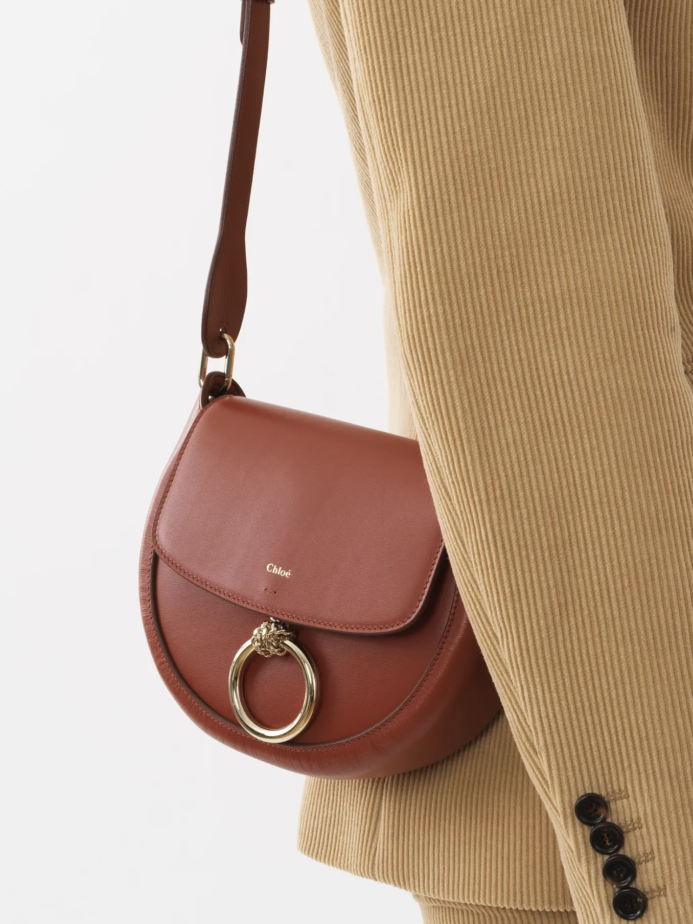Sacs À Bandoulière-Chloé Petit Sac Porte Épaule Arlene Autumn Leaf