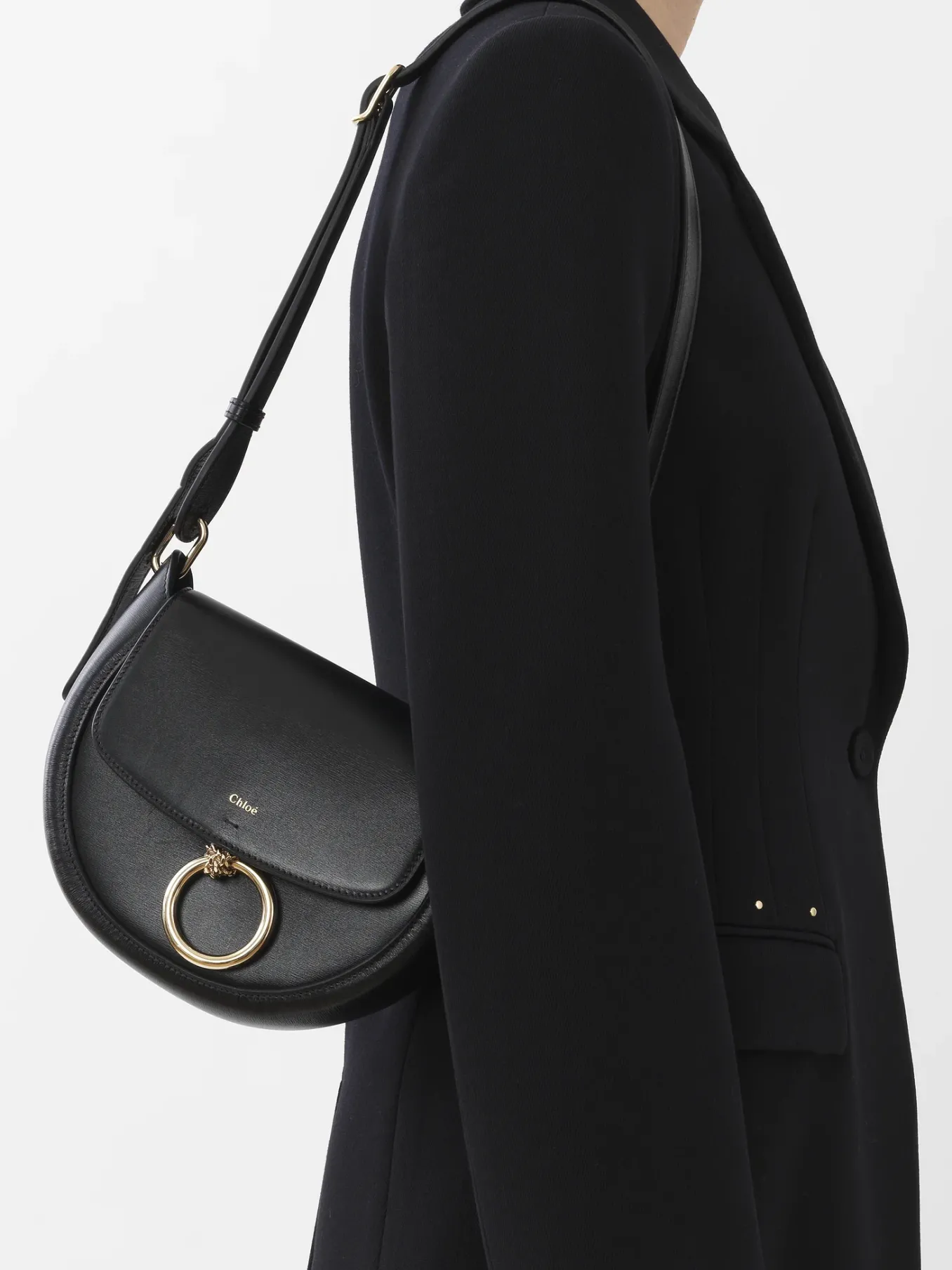 Sacs À Bandoulière-Chloé Petit Sac Porte Épaule Arlene Noir