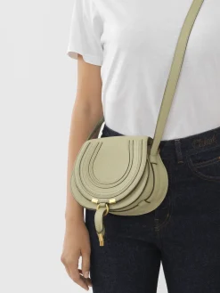 Sacs À Bandoulière-Chloé Petit Sac Porte Épaule Marcie Faded Green