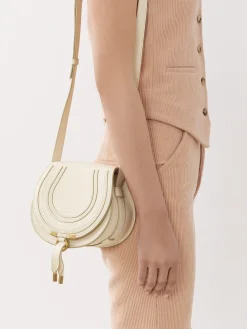 Sacs À Bandoulière-Chloé Petit Sac Porte Épaule Marcie Misty Ivory