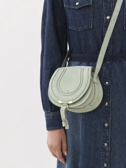 Sacs À Bandoulière-Chloé Petit Sac Porte Épaule Marcie Airy Green