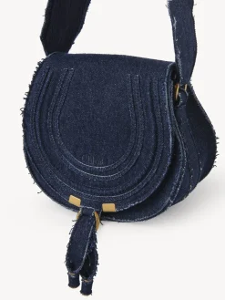 Sacs À Bandoulière-Chloé Petit Sac Porte Épaule Marcie Denim