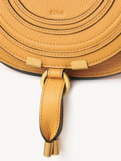 Sacs À Bandoulière-Chloé Petit Sac Porte Épaule Marcie Tan Apricot