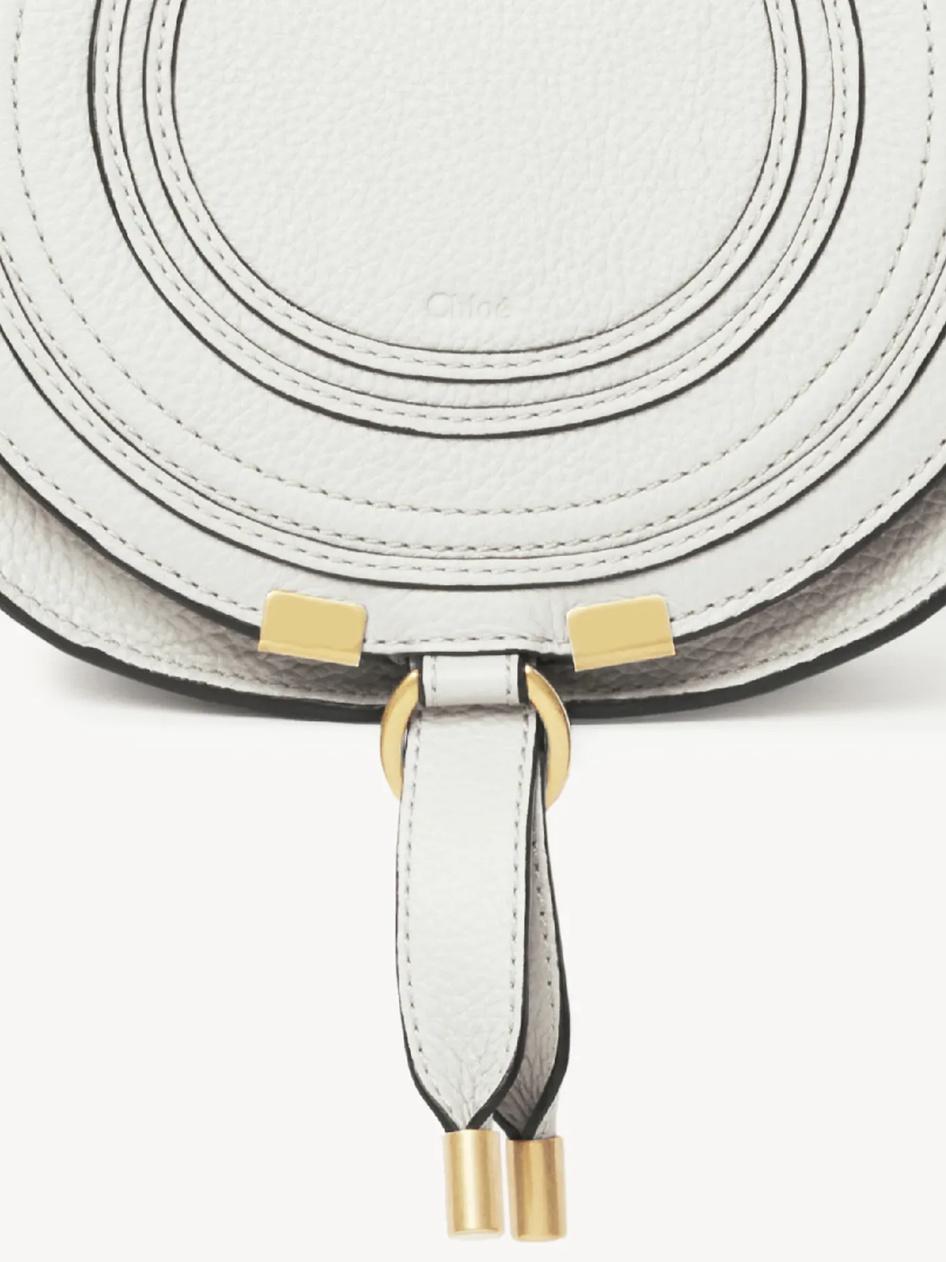 Sacs À Bandoulière-Chloé Petit Sac Porte Épaule Marcie Blanc