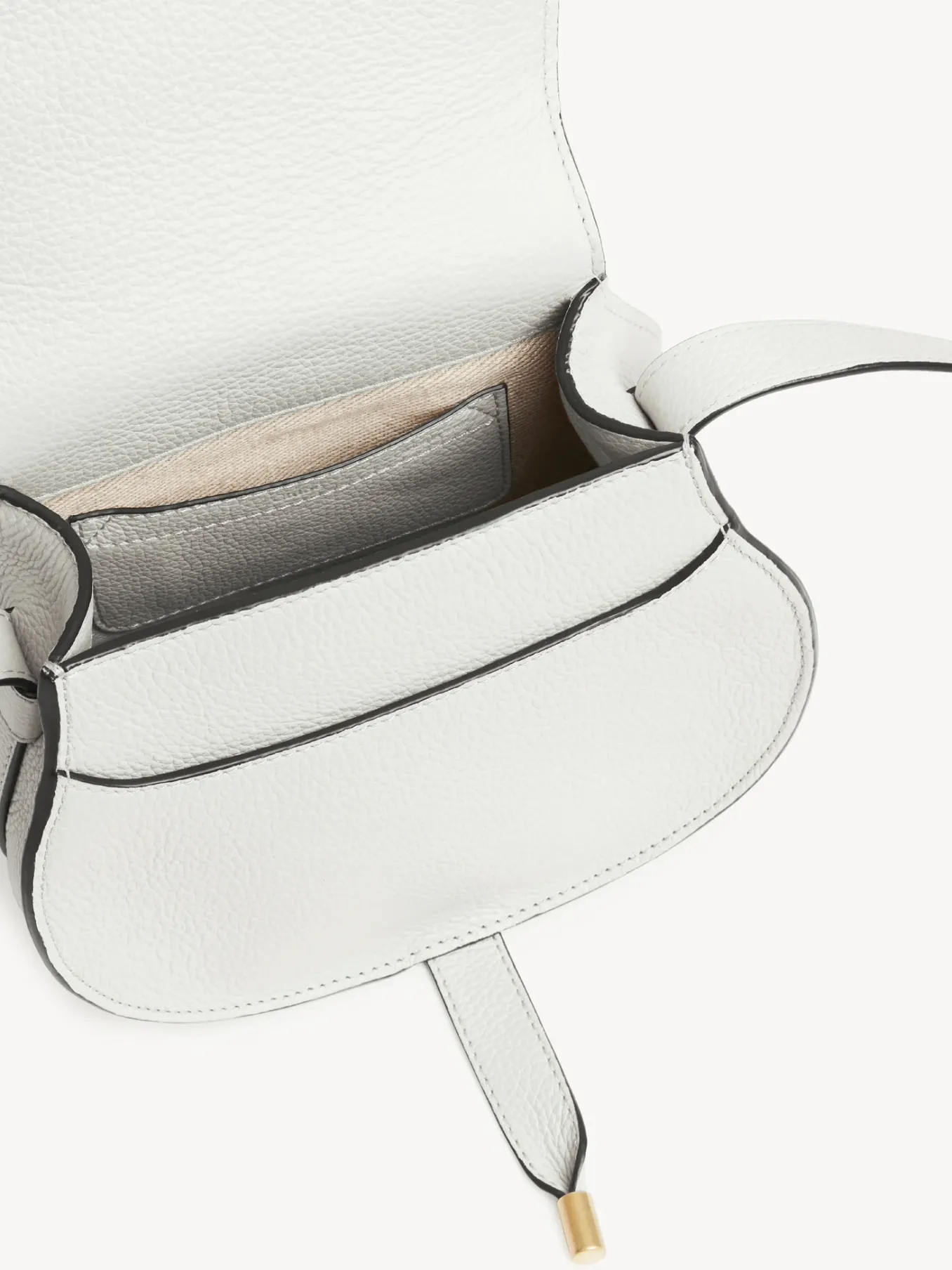 Sacs À Bandoulière-Chloé Petit Sac Porte Épaule Marcie Blanc