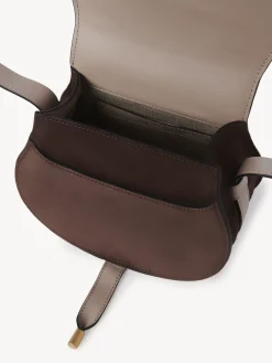 Sacs À Bandoulière-Chloé Petit Sac Porte Épaule Marcie Pure Brown