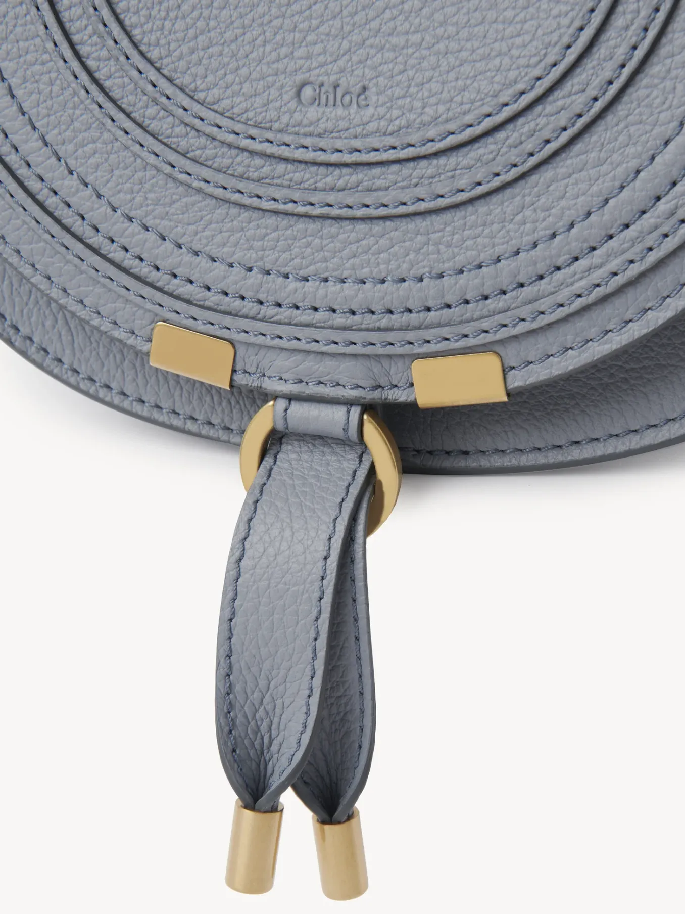 Sacs À Bandoulière-Chloé Petit Sac Porte Épaule Marcie Storm Blue