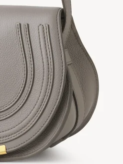 Sacs À Bandoulière-Chloé Petit Sac Porte Épaule Marcie Cashmere Grey