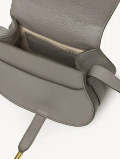 Sacs À Bandoulière-Chloé Petit Sac Porte Épaule Marcie Cashmere Grey