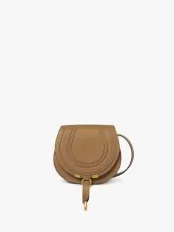 Sacs À Bandoulière-Chloé Petit Sac Porte Épaule Marcie Pottery Brown