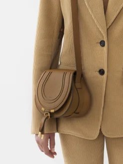 Sacs À Bandoulière-Chloé Petit Sac Porte Épaule Marcie Pottery Brown