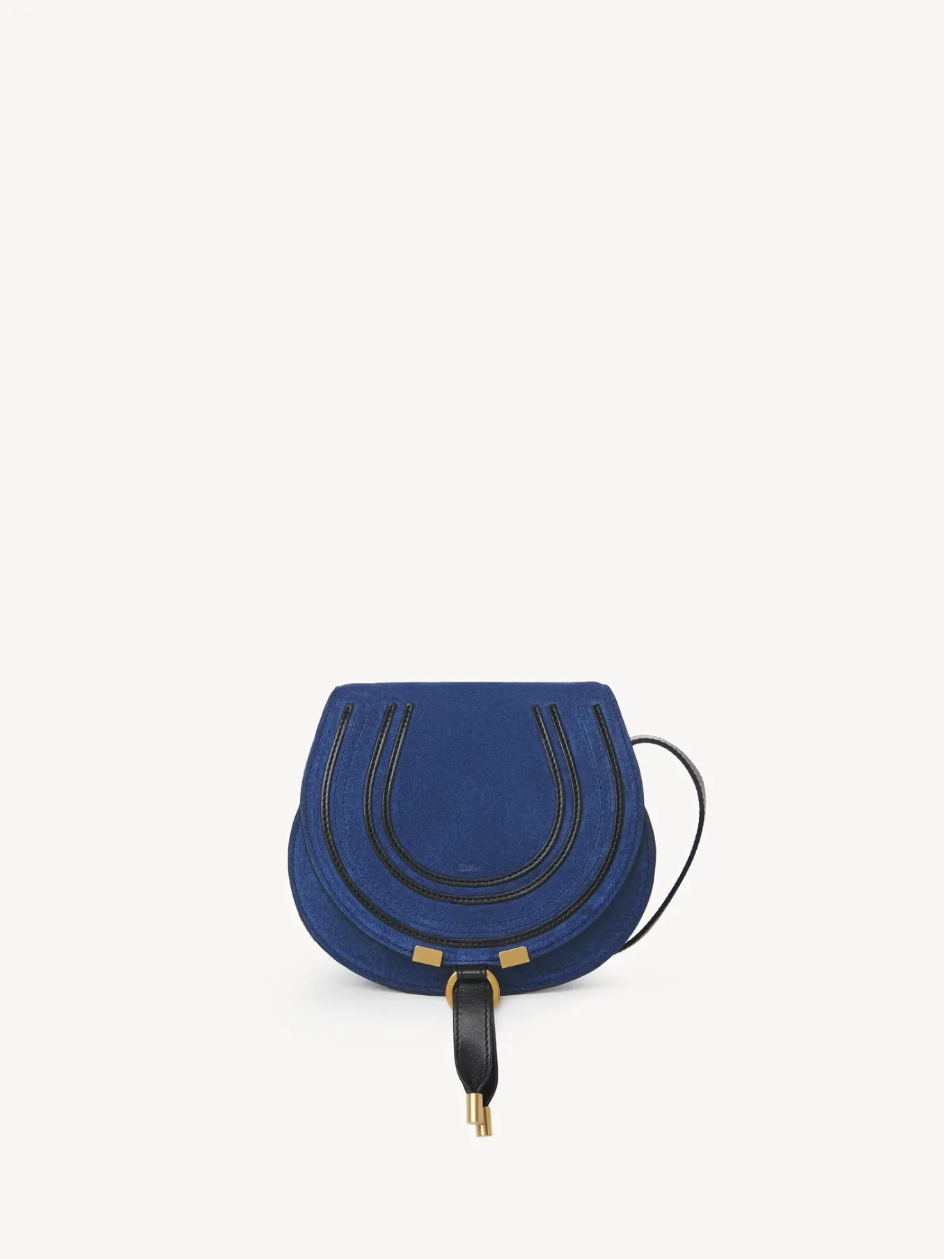 Sacs À Bandoulière-Chloé Petit Sac Porte Épaule Marcie Deep Denim